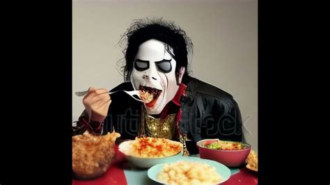 Michael Jackson Eating