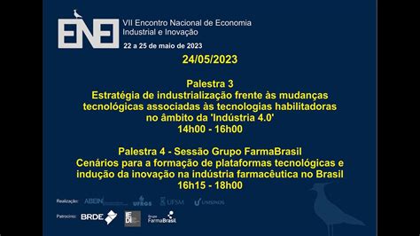 Vii Encontro Nacional De Economia Industrial E Inova O Enei