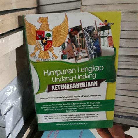 Jual Himpunan Lengkap Undang Undang Ketenagakerjaan Q Shopee Indonesia