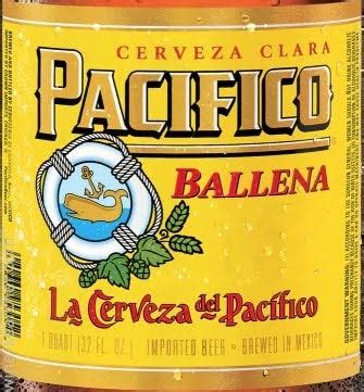 Cerveza Pacifico Ballena