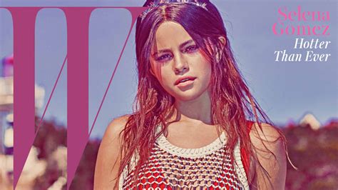 Selena Gomez Sports Sexy Bikini For W Magazine Gets Candid About Feud With Miley Cyrus