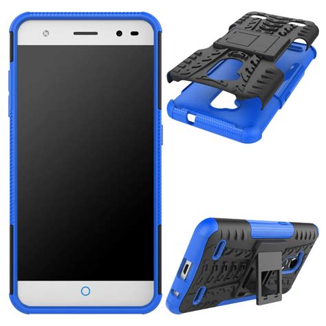 Hybrid TPU Armor Silicone Rubber Hard Case For ZTE V7 Lite Hard Back