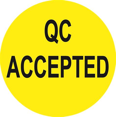qc accepted labels bright  bold choose shape  size
