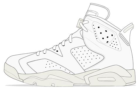 premium vector retro basketball sneaker technical design flat sketch