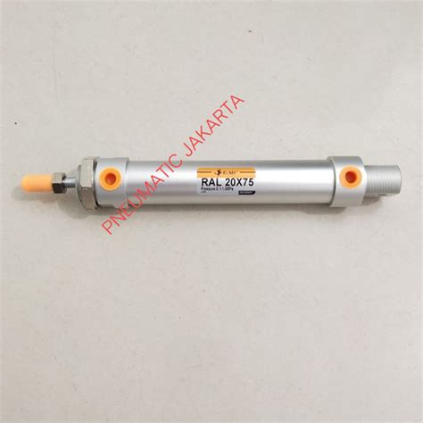 Jual Air Cylinder Round Cylinder Ral Ca 20 75 Emc Pneumatic Jakarta Barat Pneumatic Jakarta