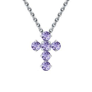 Золотой крест-подвеска с танзанитами природными БРИЛЛИАНТЫ ЯКУТИИ 73921 ...