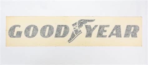 Goodyear, Adesivo 28cm nero - Catanai