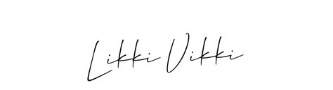 88+ Likki Vikki Name Signature Style Ideas | Professional Electronic Sign
