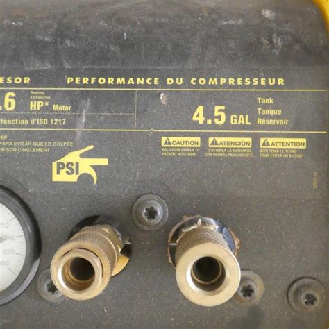 Lot Dewalt Gallon Psi Max Electric Air Compressor Model