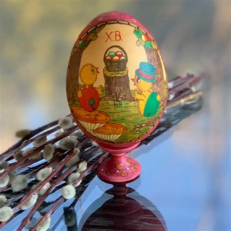 Пасхальное яйцо декоративное на подставке деревянное "Пасха" - купить с ...