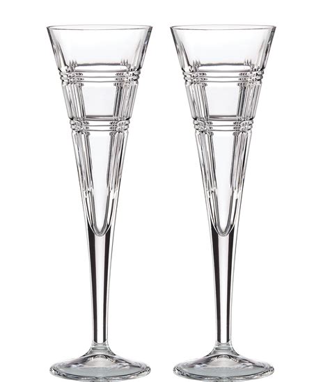 Reed Barton Hudson Crystal Toasting Flutes Set Of Dillard S