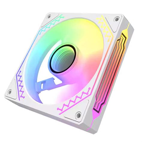 Tzmrit Reverse Flow Pc Fans Whiteprism 120mm Gen4 Argb Case Fan Black