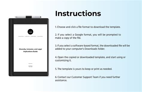 Diversity, Inclusion, and Legal Implications Guide HR Template in Word ... 