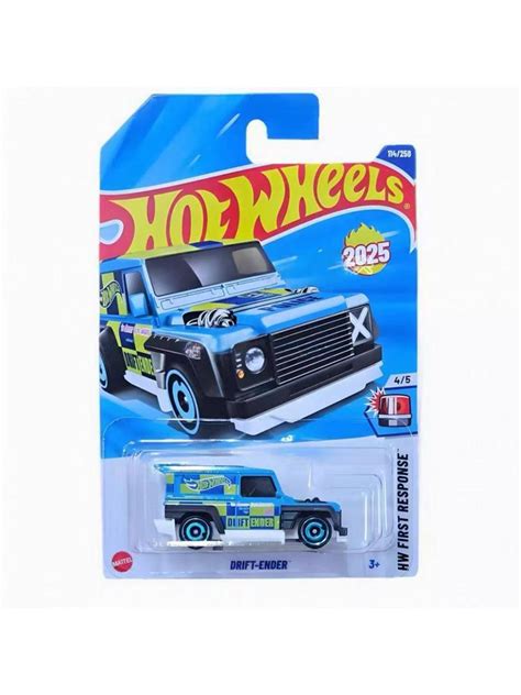 Mattel Hot Wheels L C Drift Ender Blue Hw First Response Ozon