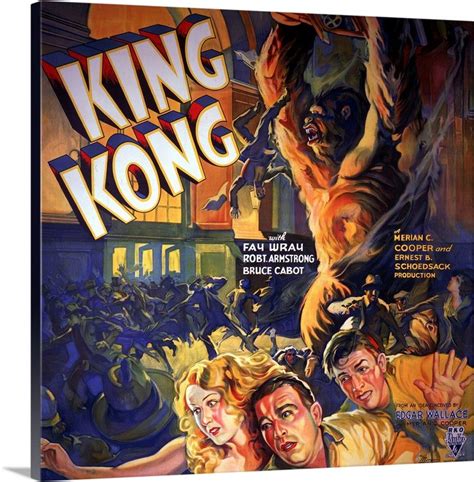 King Kong Vintage Movie Poster King Kong King Kong Movie Movie