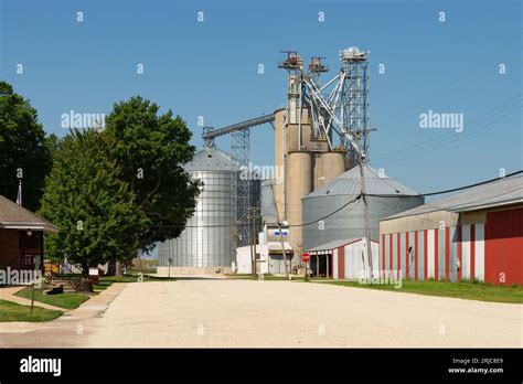 Malta Illinois United States August 15th 2023 Downtown Malta On