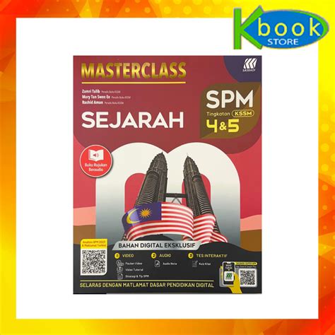 MASTERCLASS SPM SEJARAH KSSM TINGKATAN 4 5 RM 41 90 Shopee Malaysia