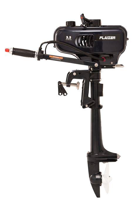 Лодочный мотор для лодки пвх бензиновый двухтактный Flaizer FZ3.5HS ...