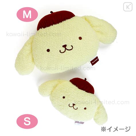 Japan Sanrio Face Cushion S Pompompurin Kawaii Limited