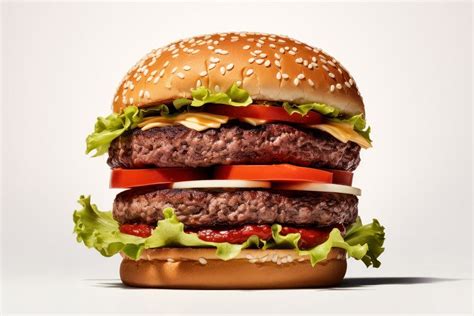 Beef Burger Ketchup Food Hamburger Premium Photo Rawpixel