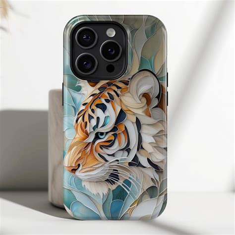 Tiger Stained Glass Design iPhone Case – SigCase