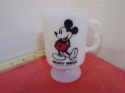 Vintage Disney S Pedestal Mug Disney S Mickey Mouse Pedestal Cup S