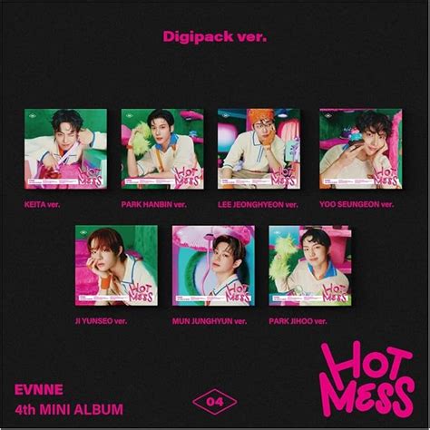 Amazon Co Jp Evnne Th Mini Album Hot Mess Digipack Version Cd Random Ver