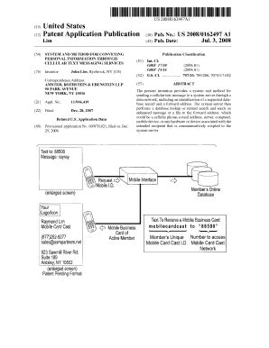 Fillable Online System And Method For Conveying Personal Information