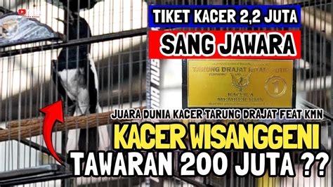 TIKET UTAMA 2 2 JUTA KACER JUARA DUNIA MY NAME IS WISANGGENI TARUNG