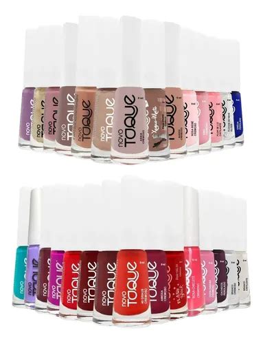 Novo Toque Kit 40 Esmaltes Em Cores Variadas Nude Frete grátis