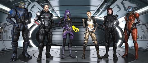 Mass Effect 2 Personajes Efecto De Masa Shepard Jack Garrus