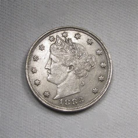 1883 No Cents Liberty Nickel CH AU Coin AN732 Etsy