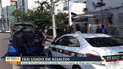 Guarda Municipal de Vitória prende taxista suspeito de dirigir para