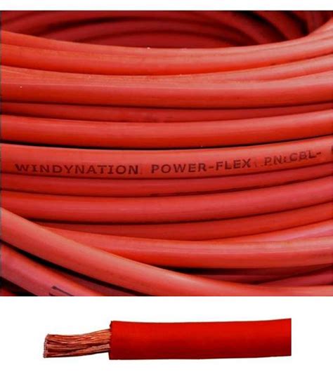 Mua 2 Gauge 2 Awg 10 Feet Red Welding Battery Pure Copper Flexible