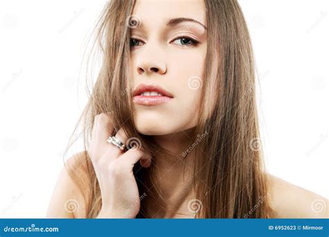 Seductive Beautiful Brunette Stock Photos Image