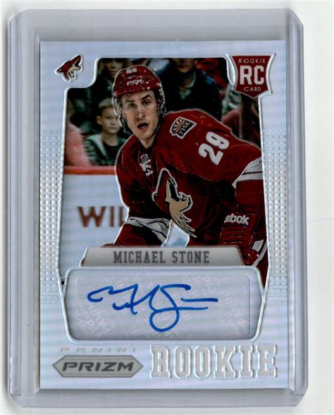 Panini Rookie Anthology Michael Stone Prizm Rookie Auto Ebay