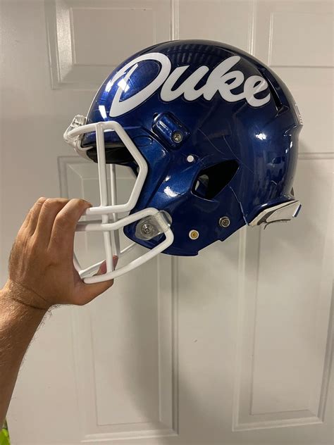 Duke University Game Used Football Helmet Sidelineswap