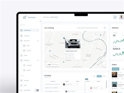Driveease Car Rental Dashboard By Al Fahroni On Dribbble