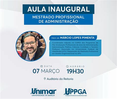 Mestrado Profissional em Administração de Organizações Inovadoras na