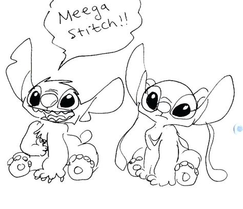 Stitch And Angel Coloring Pages At Getdrawings Free Download