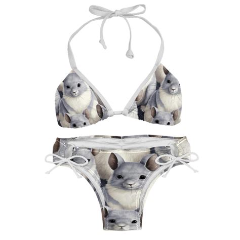 Tmall Stylish Bikini Set With Detachable Sponge Adjustable Strap Pack One Piece Swimsuits