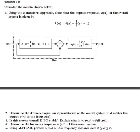 Please Provide Matlab Code And Plots Problem 11 Consider The System