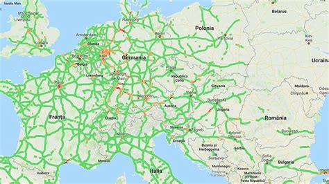 Iat Harta Europei La Capitolul Autostr Zi Cum Se Vede Rom Nia