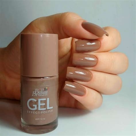 Esmalte Efeito Gel Bella Brazil Mais Vaidosa Esmalte Efeito Gel Bella Brazil Amo Nude