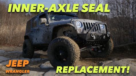 How To Replace Inner Axle Seals Jeep Wrangler Youtube