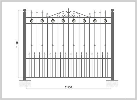 Секция забора s_011 | Metal made