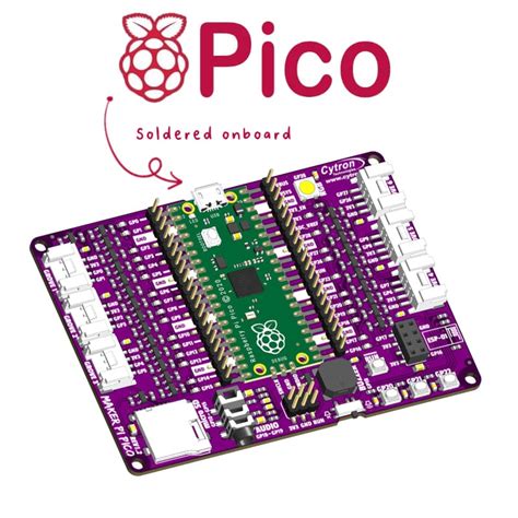 Maker Pi Pico (with pre-soldered Pico)– The Pi Hut