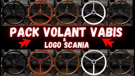 ETS2 V1 43 PACK VOLANT VABIS PACK STEERING WHEEL VABIS SCANIA