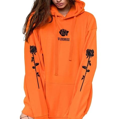 No Enemies Rose Grunge Hoodie Grunge Clothing Store
