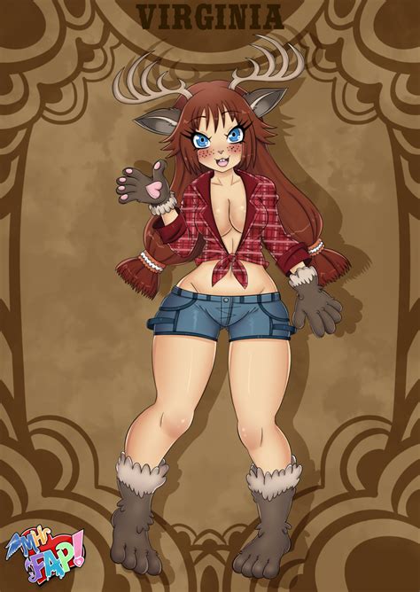 Virginia The Jackalope Mhfap Oc By Punishedkom Hentai Foundry
